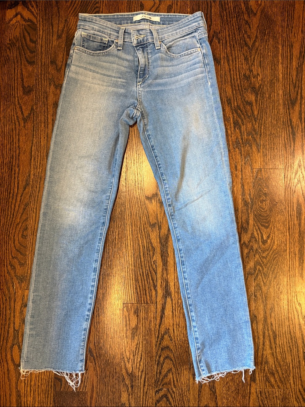 Joe's Jeans Light Wash Skinny High-Rise Jeans ankle